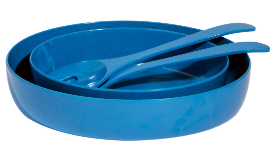 Marine Business Maldivas Salad Bowls + Cutlery Blue