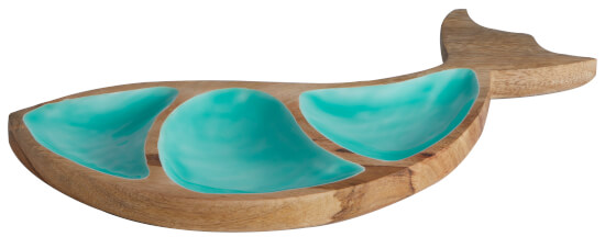 Marine Business Cocoa Servierplatte Whale Acqua