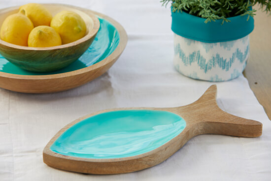 Cocoa Serveerschalen Fish Acqua - Set
