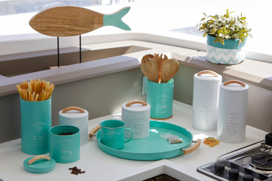 Menorca Aufbewahrungsset Turquoise - S