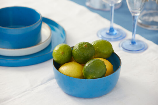 Maldivas Diner Bord Blue