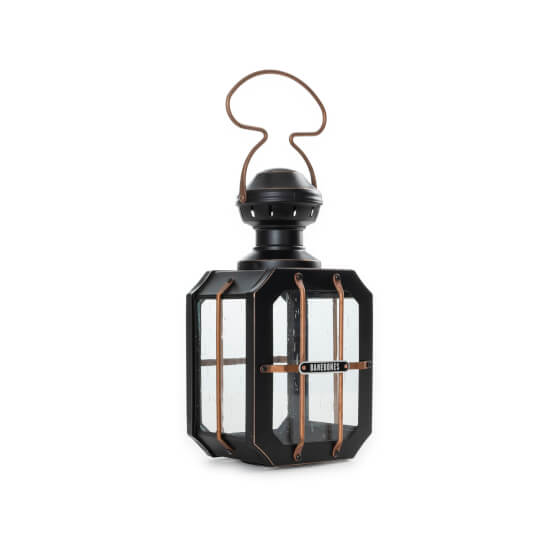 Box Candle Lantaarn incl. Flameless Candle Led Kaars - Brons