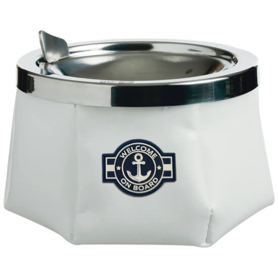 Aschenbecher Windproof weiss