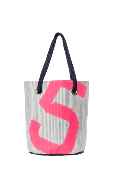 Strandtas Beach - Grey / Pink