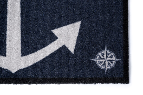 Doormat Anchor Navy - 60 x 40 cm