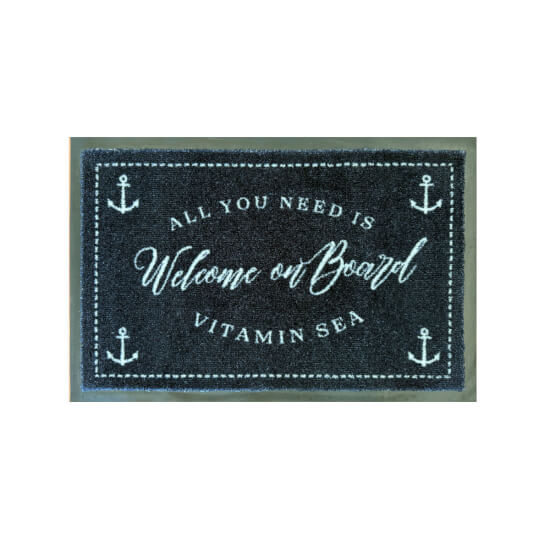 Marine Business Welcome Türmatte Vitamine Sea