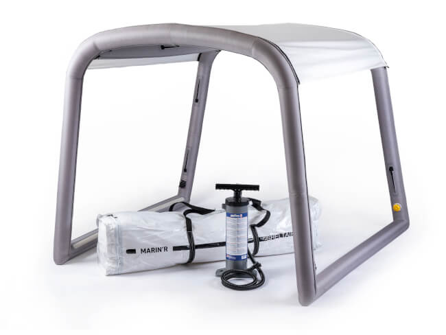 NEU: Die aufblasbare Sheltair Pearl Bimini – Komfort und Benutzerfreundlichkeit in einem