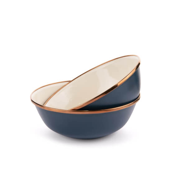 Barebones  Enamel 2-tone Bowl set
