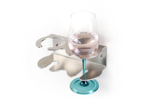 Edelstahl Doppel-Getränkehalter für Gläser, Tassen oder Flaschen, Marke Sailsip