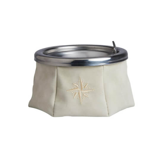 Marine Business Windproof bestickter Aschenbecher -  Natur