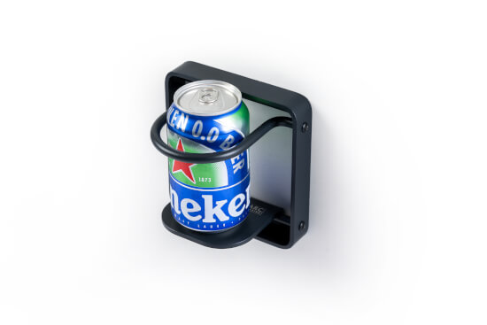 ALU Klapbare glazenhouder - Zwart