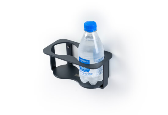 ALU  2-Glazenhouder - Zwart