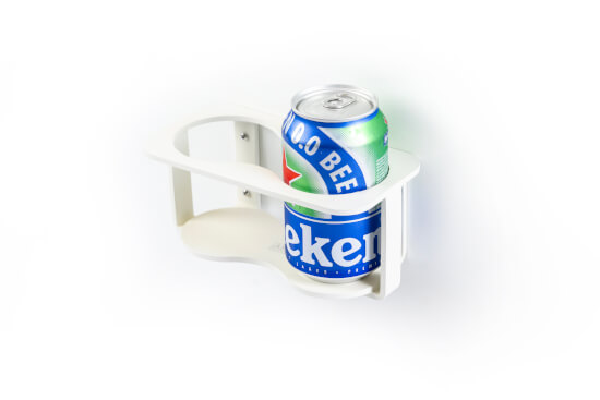 ALU  2-Glazenhouder - Zwart