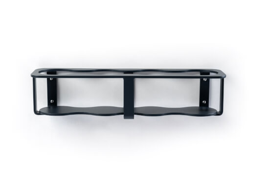 ALU 4-Glazenhouder - Zwart