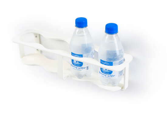 ALU 4-Glashalter - weiß