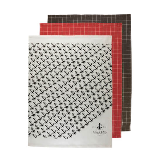 Marine Business Vitamin Sea -Geschirrtuchset- Red