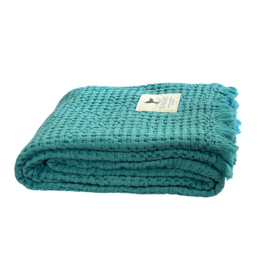 Marine Business Sea&Salt Waffle Beach Towel Turquoise