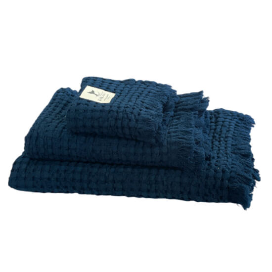 Marine Business Sea&Salt Waffle Towelset Navy