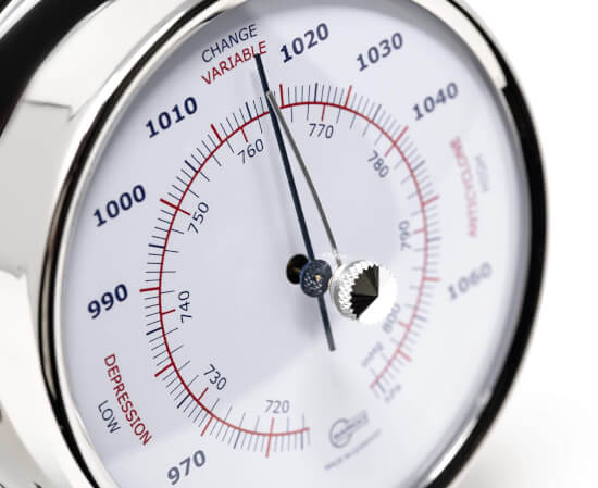 Sky Barometer - Chrome