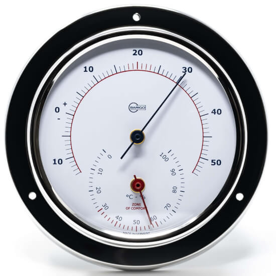 Sky Thermo-hygrometer - Chrome