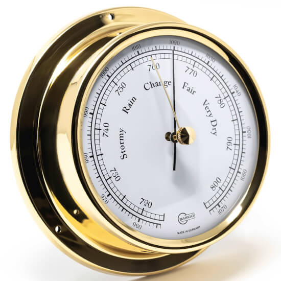 Barigo Regatta Ship's Barometer - Brass
