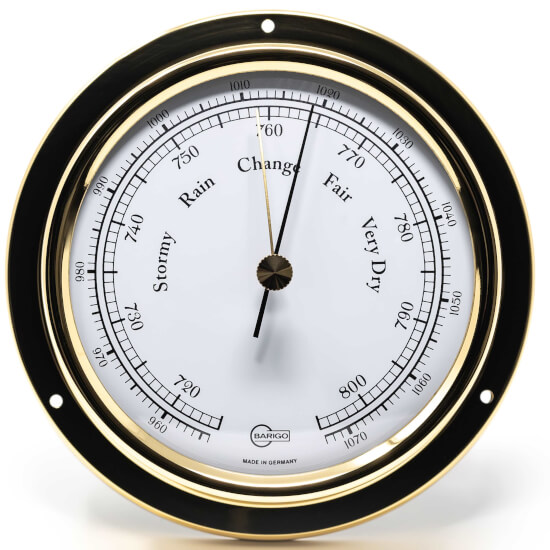 Regatta Barometer - Brass