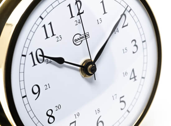 Viking Ship's Clock - Brass