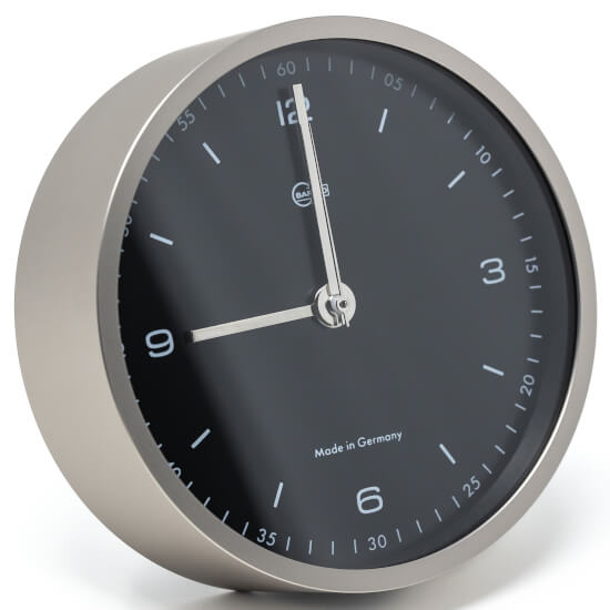 Barigo  Pentable Ship's Clock - Nickled Brass URL