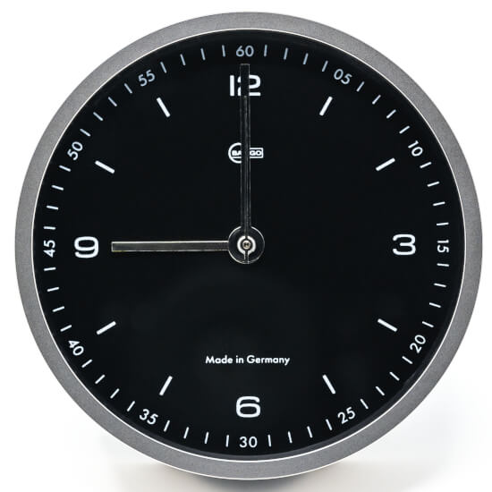 Pentable Ship's Clock - Nickled Brass