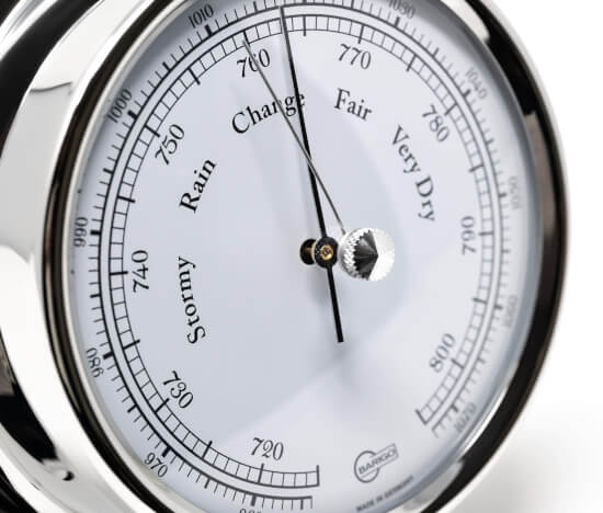 Regatta Barometer - Chroom