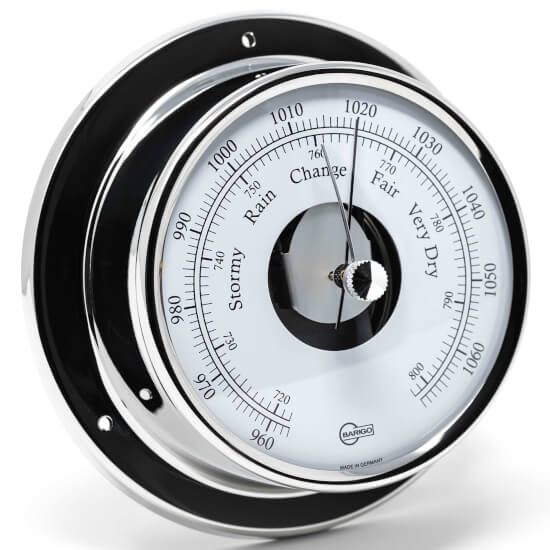 Barigo Tempo Barometer - Chroom
