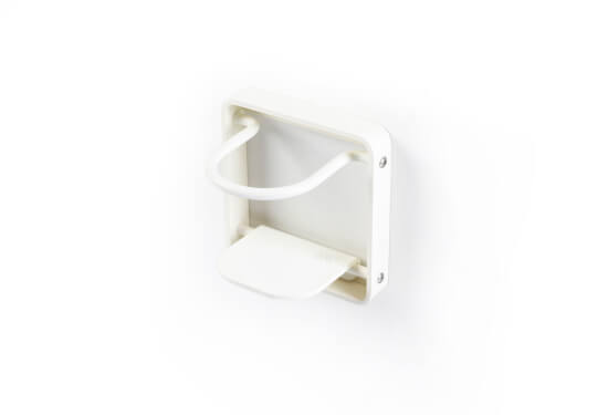 ALU Klappbare halter - weiß