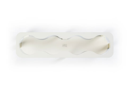 ALU 4-Glass holder - White