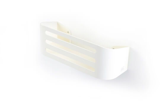 ALU Wandregal - 25,5 cm - weiß