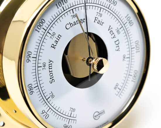 Tempo Barometer - Messing