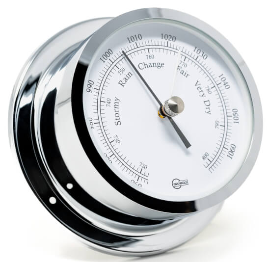 Barigo Star Barometer - Chrome