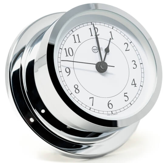 Barigo Star Ship's Clock - Chrome