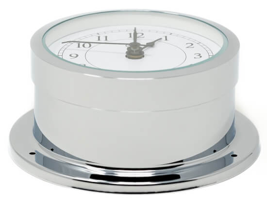 Star Ship's Clock - Chrome