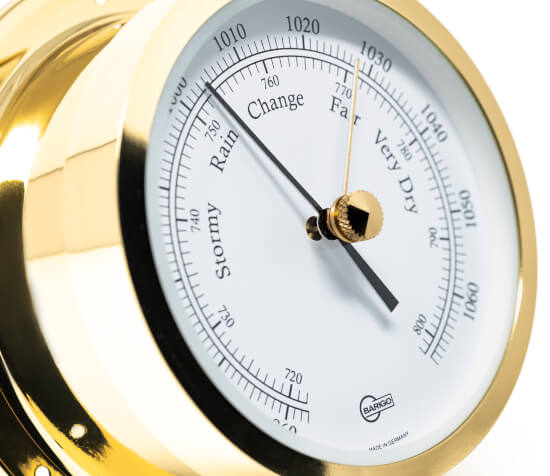 Star Barometer - Brass