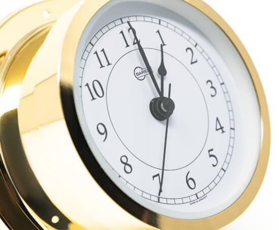 Star Ship's Clock - Brass