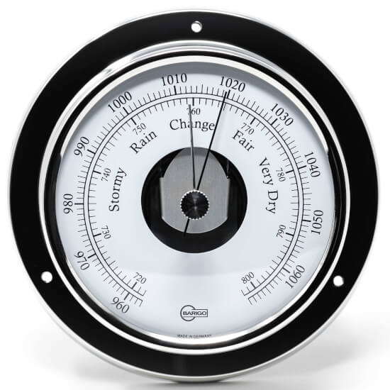 Tempo Barometer - Chrome