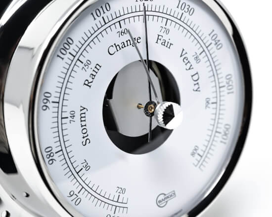 Tempo Barometer - Chrome