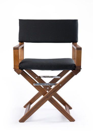 Regisseursstoel The Edge Zwart - Ongeolied