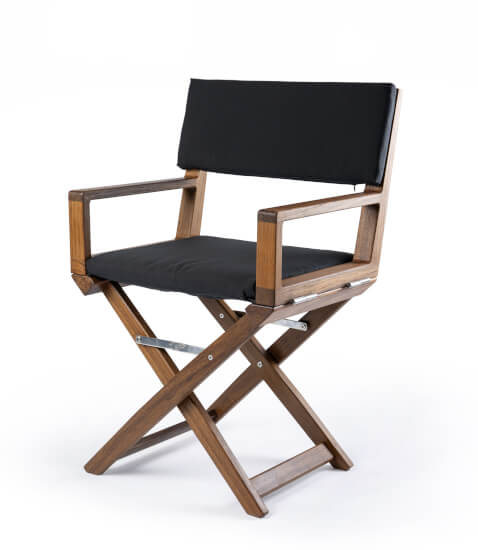 Regisseursstoel The Edge Zwart