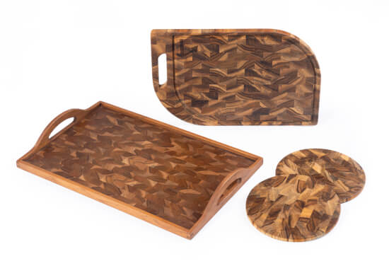 ARC Marine TeakSide set Onderzetters