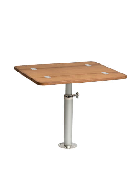 Foldable teak table top - 70x30/60cm