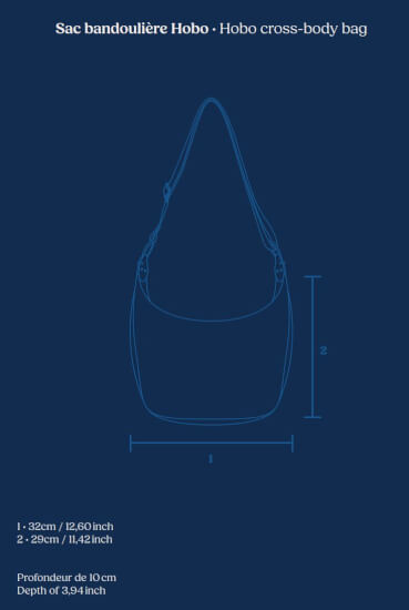 Schoudertas Hobo - Classic Yachting