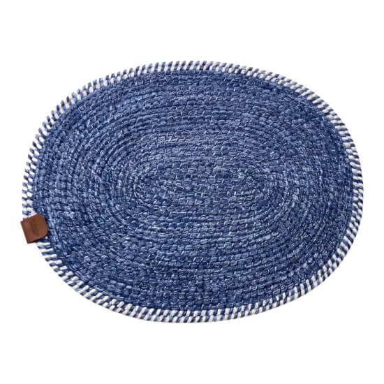 Nassau Set Placemats Ovaal  - Blue