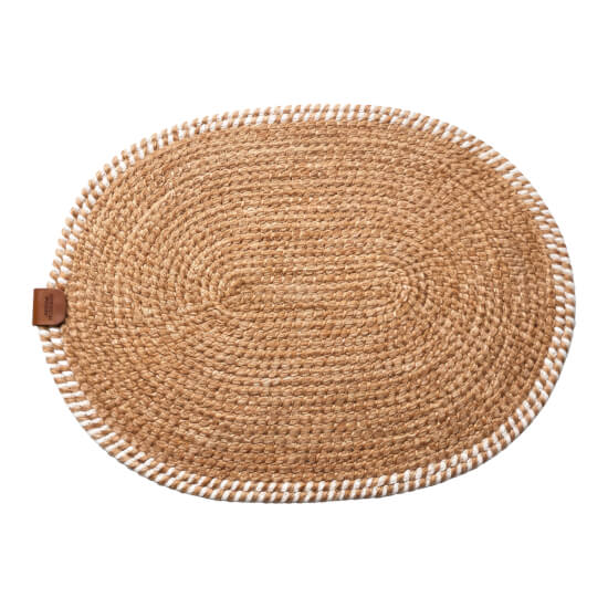 Nassau Placemat Set Oval - Natural