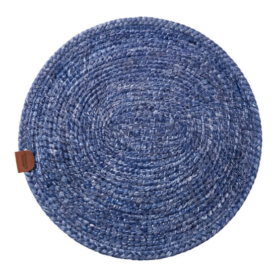 Nassau Set of Placemats Round - Blue